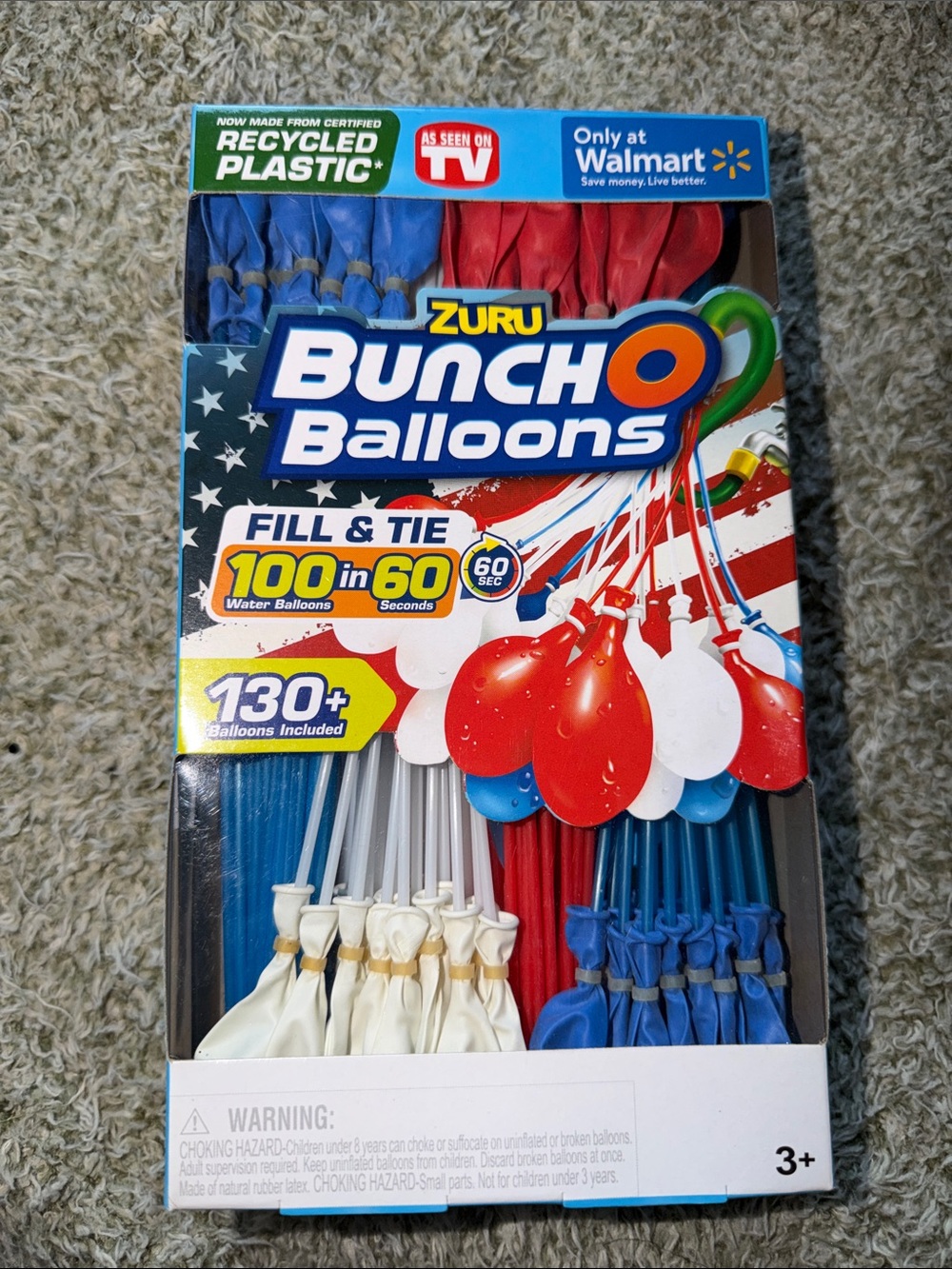 Bunch O Balloons Water Balloons - Red, White & Blue